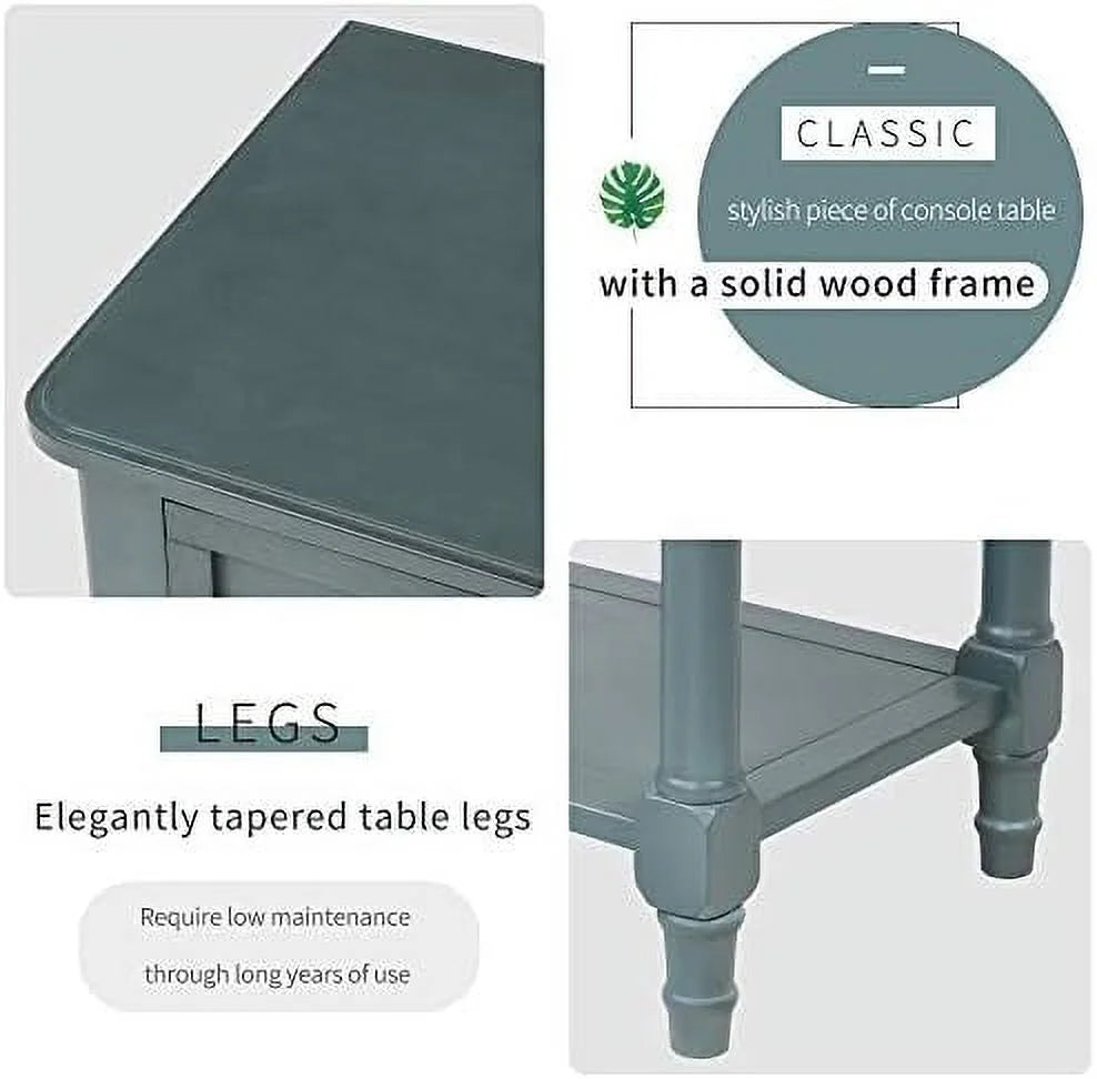 Narrow Console Table with Three Drawers T49136