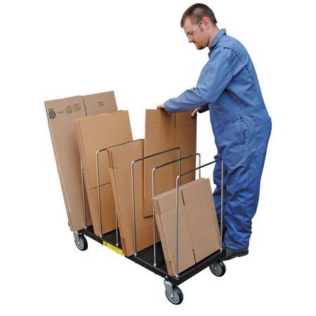 Portable Carton Cart with Dividers G814