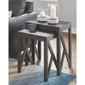 Black 2 Piece Nesting Tables E19830