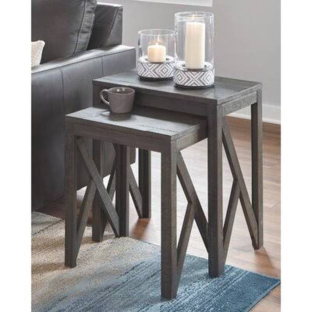 Black 2 Piece Nesting Tables E19830