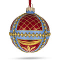 Blown Glass Ball Christmas Ornament 3.25 Inches G739251