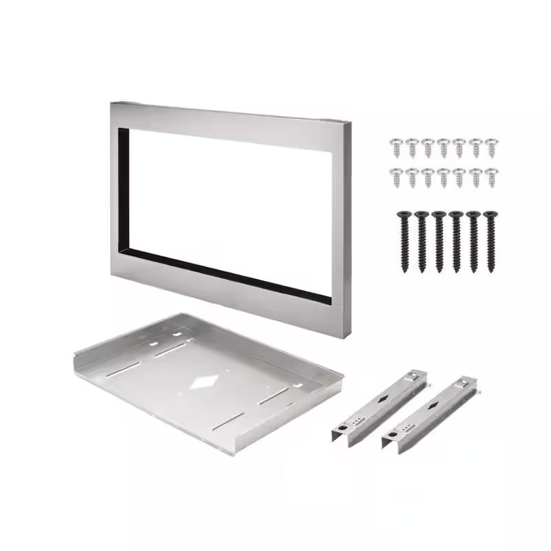 27 in. Stainless Steel Trim Kit for Built-In Microwave Oven O377715