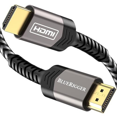 4K HDMI Cable 25FT Nylon Braided Cord H773