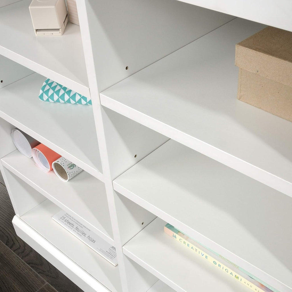 White Open Storage Cabinet G8377