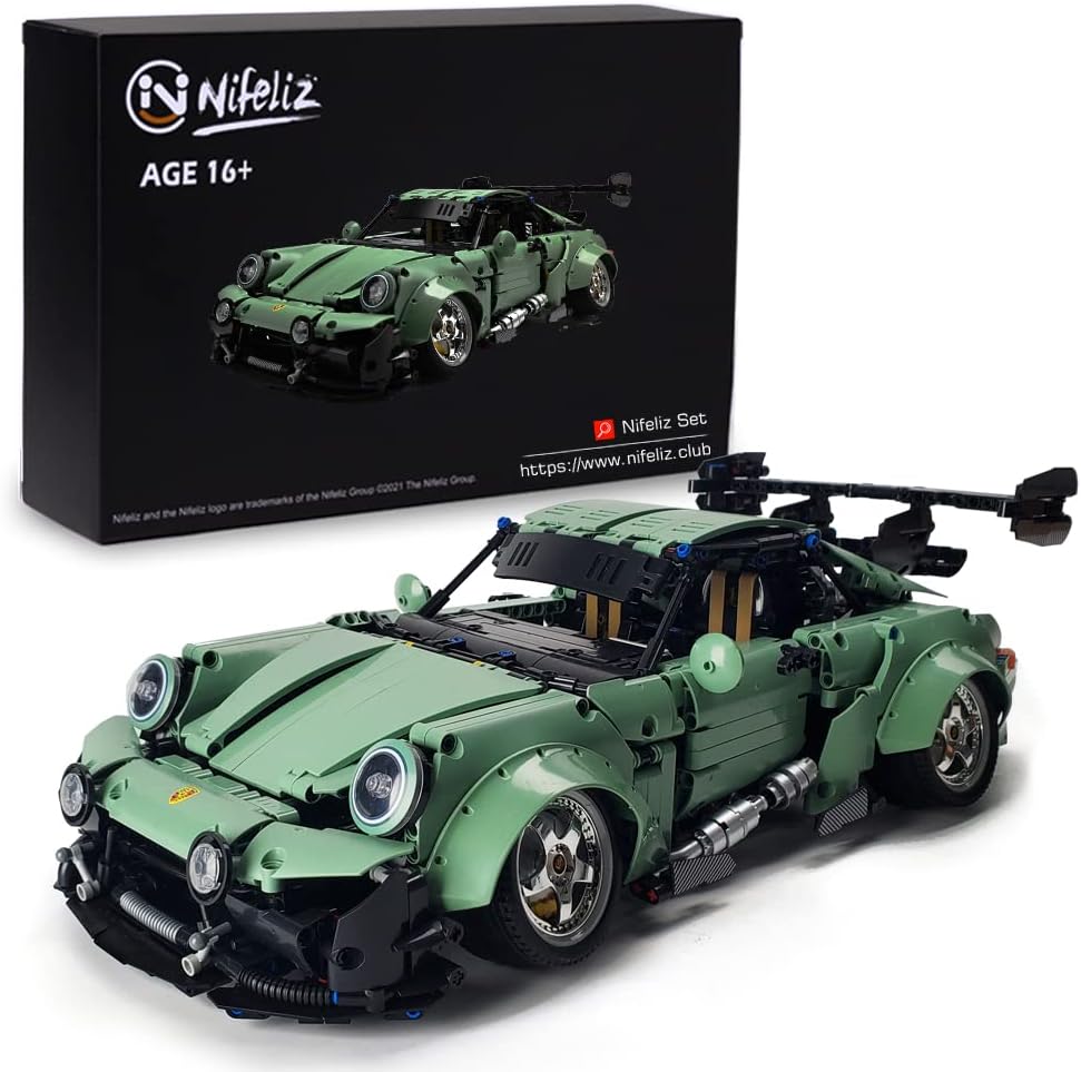 1:8 Scale Retro Car Building Blocks Set 2435 Pcs Q760411
