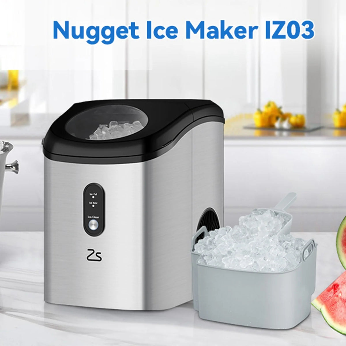 Countertop Nugget Ice Maker with Ice Scoop N91597