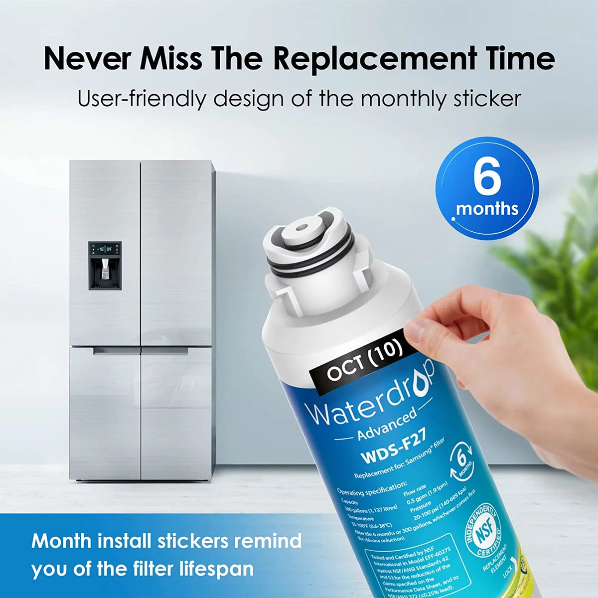 Refrigerator Water Filter Replacement 6 pack Y56294