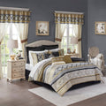 24 Piece Black Gold King Room in A Bag Z946094