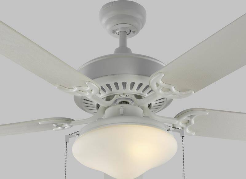 52" Matte Black 5-Blade Ceiling Fan P3257