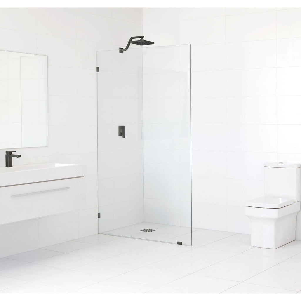 78x22 Frameless Shower Door Oil Rubbed Bronze F3345