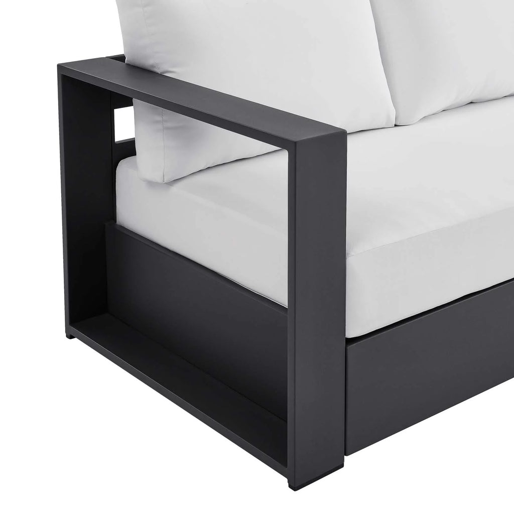 Gray White Aluminum Sofa H572