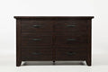 Rustic Distressed Acacia Double Dresser L8140