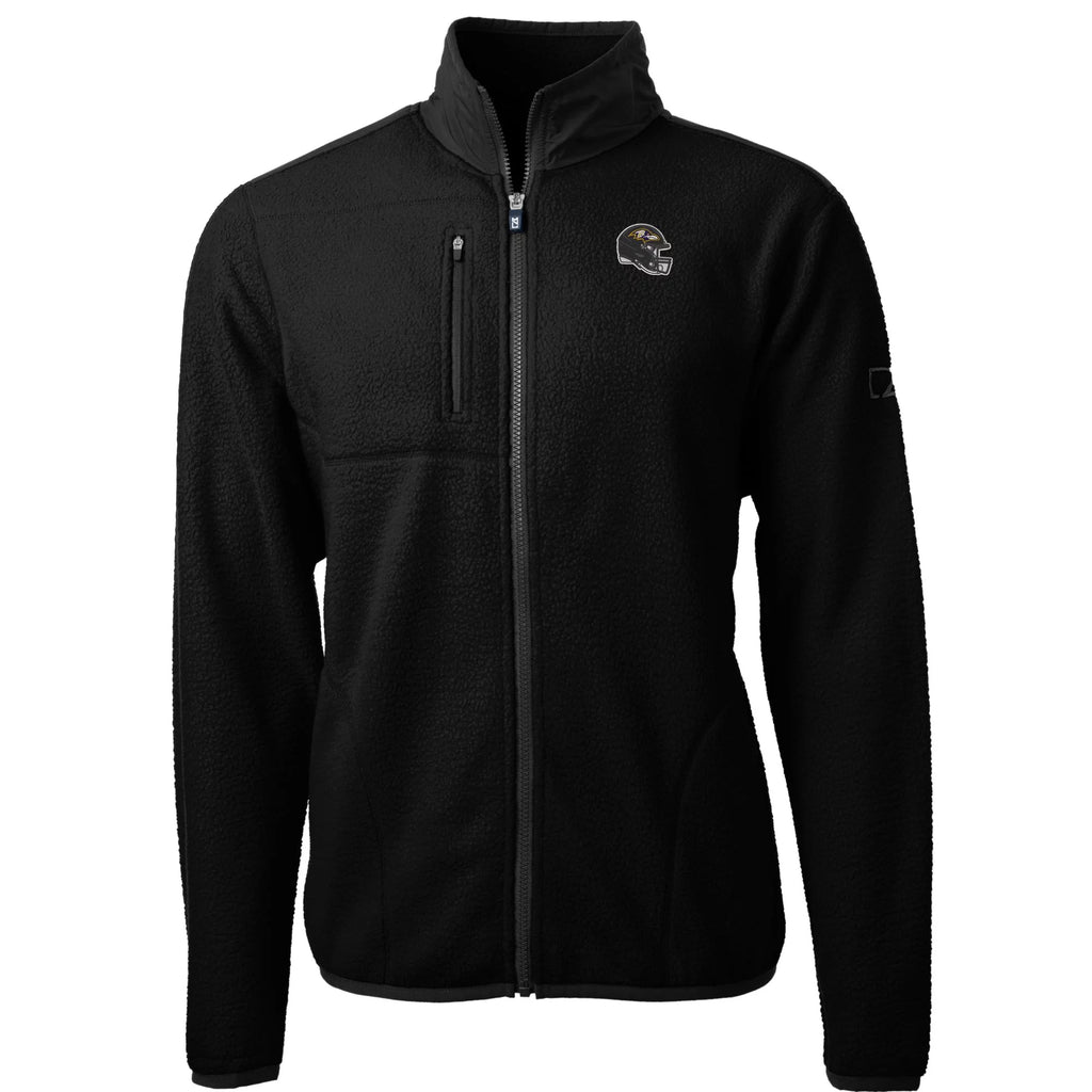 Men's Black Fleece Full-Zip Jacket X265144