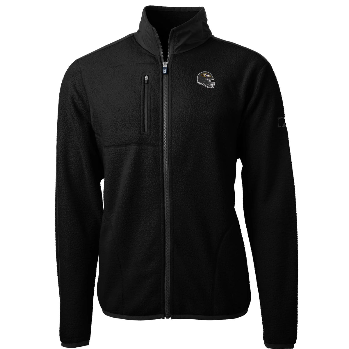 Men's Black Fleece Full-Zip Jacket X265144