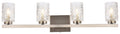 4 Lights Bath Sconce with Clear Shade E3238