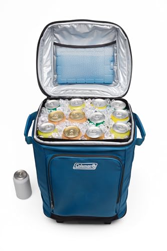 42-Can Soft Rolling Cooler with Wheels W4877