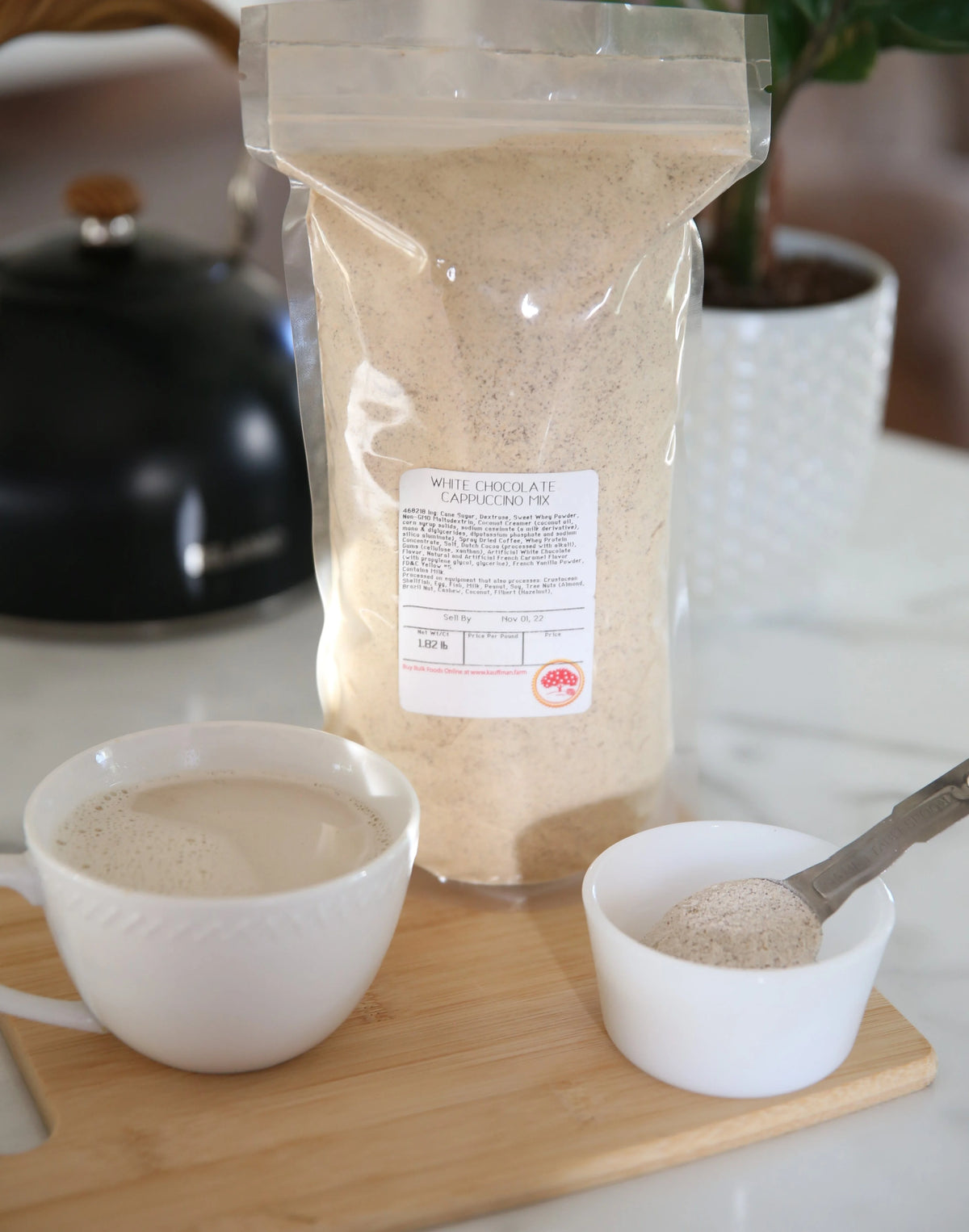 White Chocolate Instant Cappuccino Mix 2 Pound Bag R11184