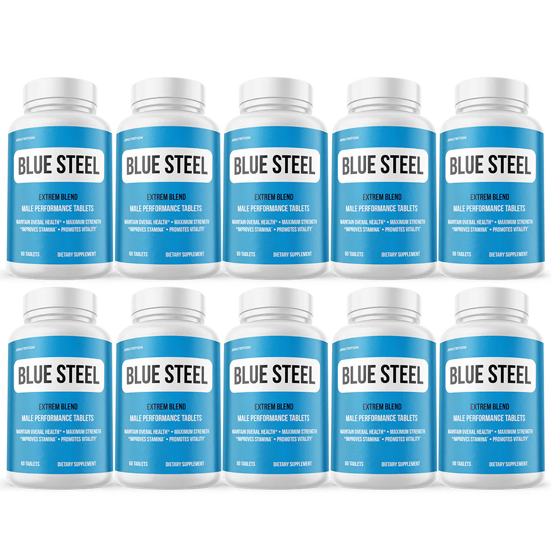Blue Steel Male Health Tablets 10 Bottles K700738