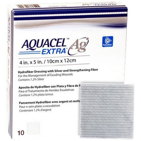 Hydrofiber Dressing 4 in. x 5 in. Pack of 10 K9248