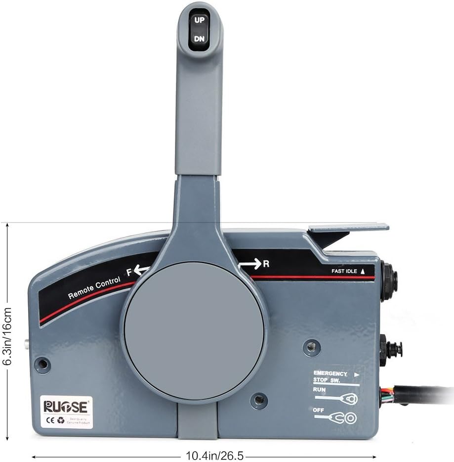 Side Mount Outboard Remote Control Box with 10 Pin Cable Q38072