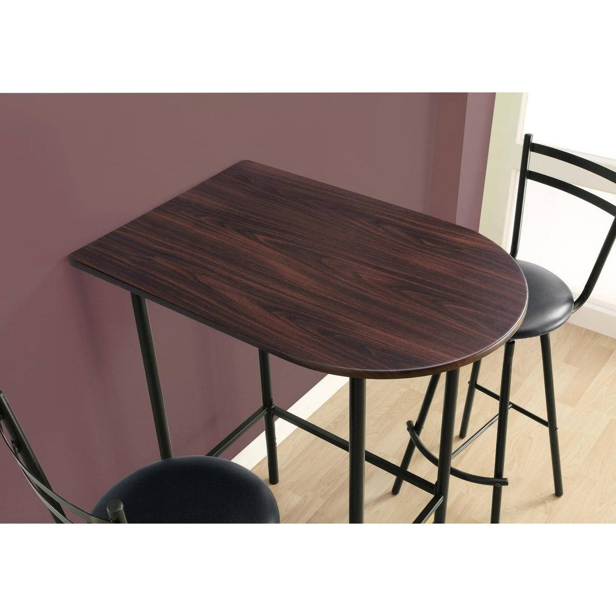 Cappuccino Black Metal Home Bar H330