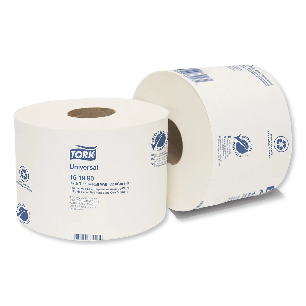 White 2-Ply Toilet Paper Roll I818