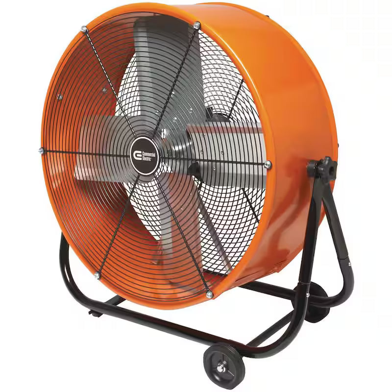 Heavy Duty 2-Speed Tilt Drum Fan D6144