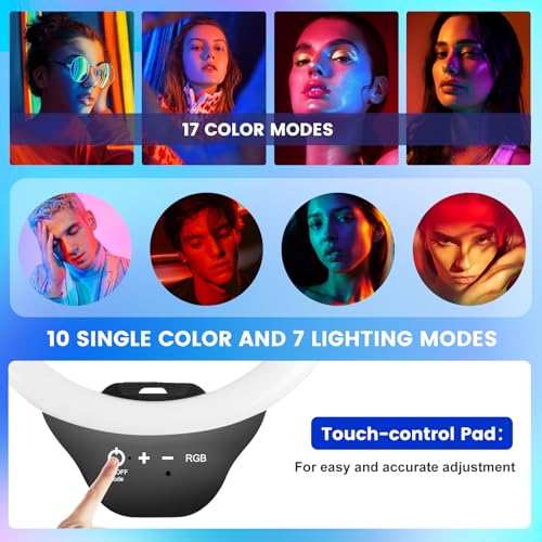 10'' Ring Light with 50'' Extendable Tripod Stand W3720