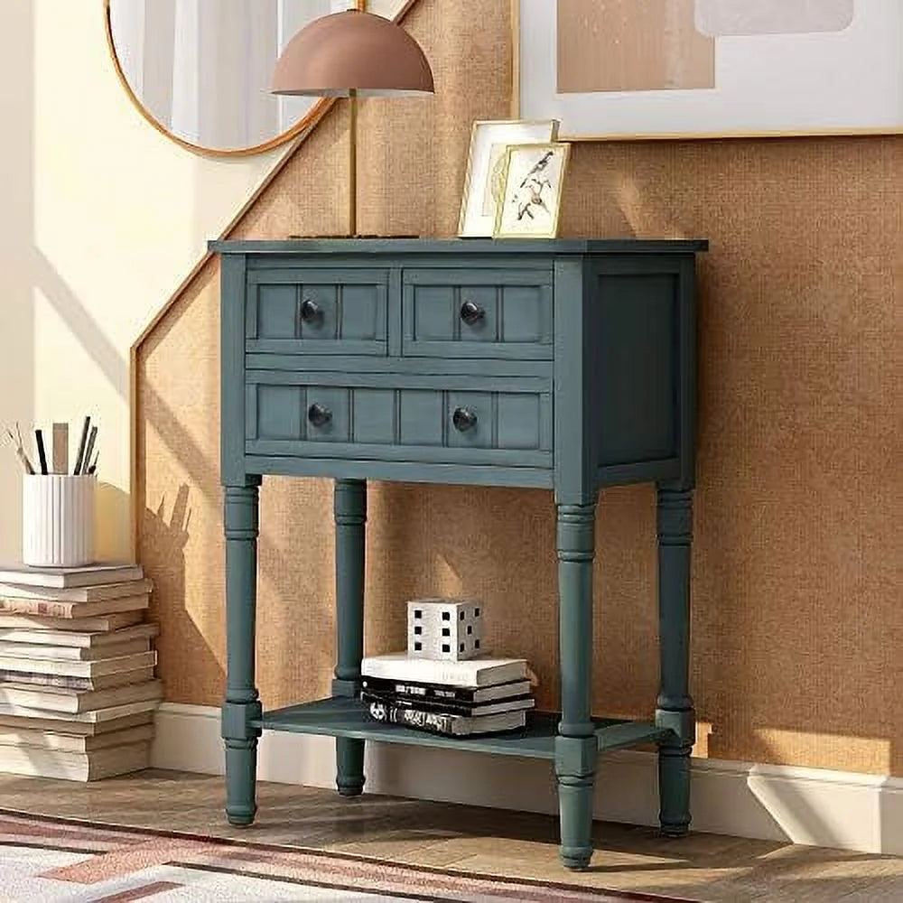 Narrow Console Table with Three Drawers T49136