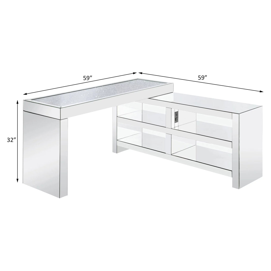 Mirrored Writing Desk A6234