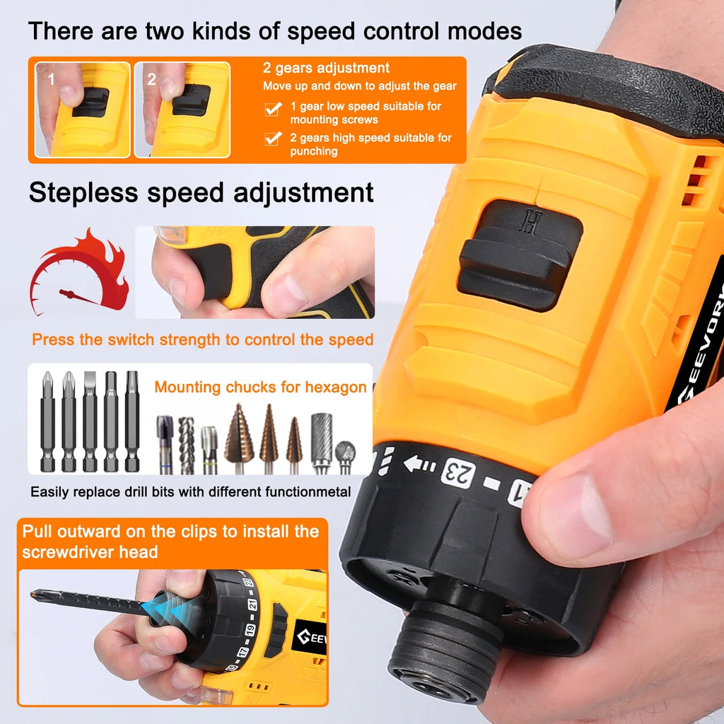 16.8V Electric Screwdriver Kit R918