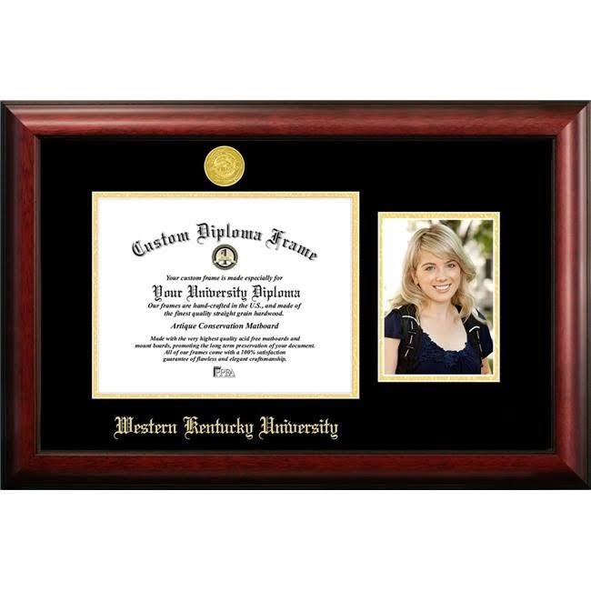 Gold Embossed Diploma Frame with 5 X7 Portrait M991