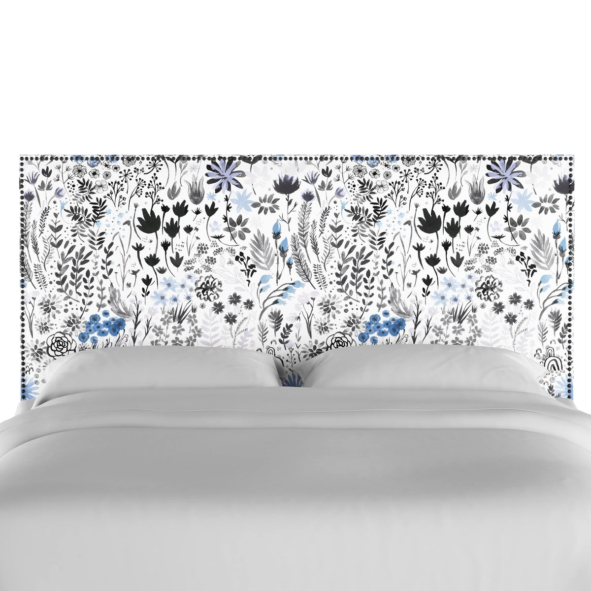 Blue Twin Headboard U850