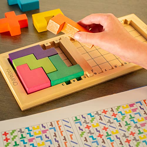 Wooden Pattern Building Puzzle Game Y940583