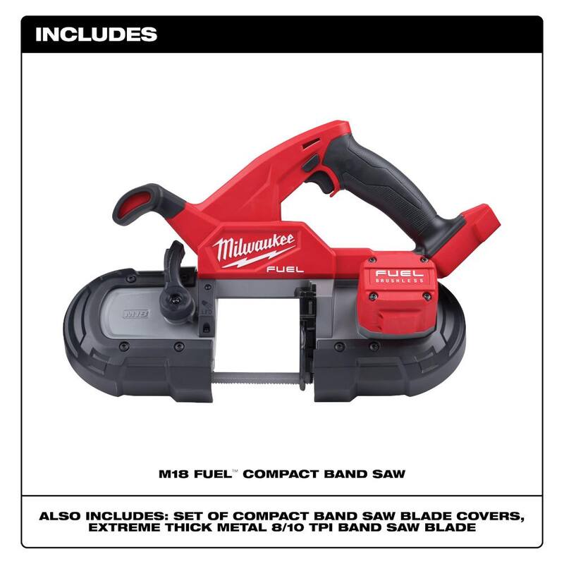 18-Volt Lithium-Ion Brushless Cordless Compact Bandsaw with Starter Kit K3090