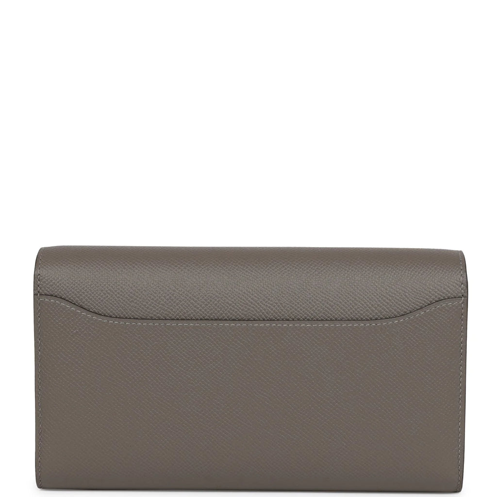 Wallet To Go Gris Meyer Epsom Gold Hardware Y1097