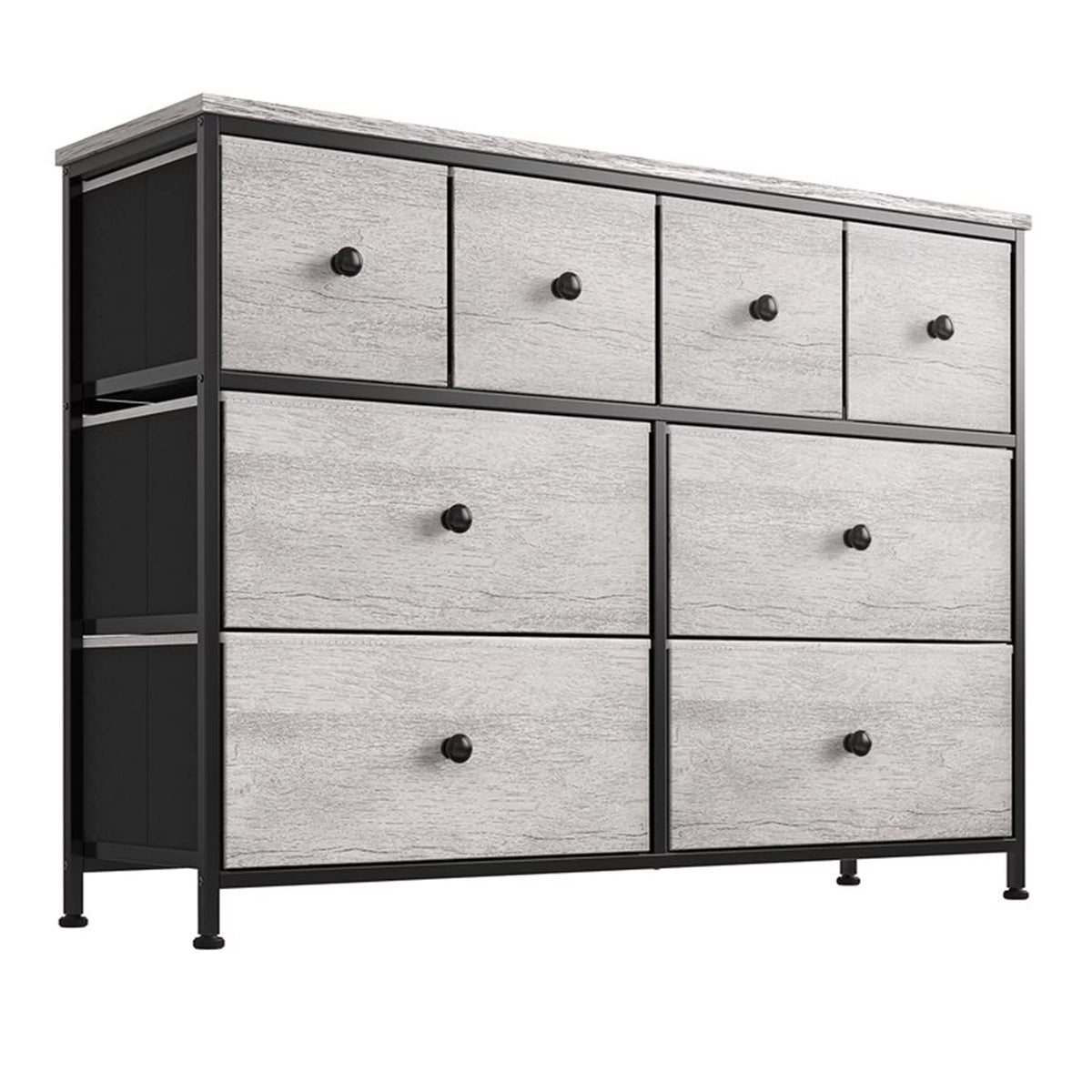 8 Drawer Steel Frame Storage Organizer Dresser T18849
