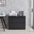 Black 2-Drawer Lateral Filing Cabinet O831383