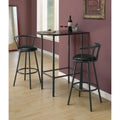 Cappuccino Black Metal Home Bar H330