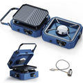 2 Burner Propane Camping Stove with Grill H923