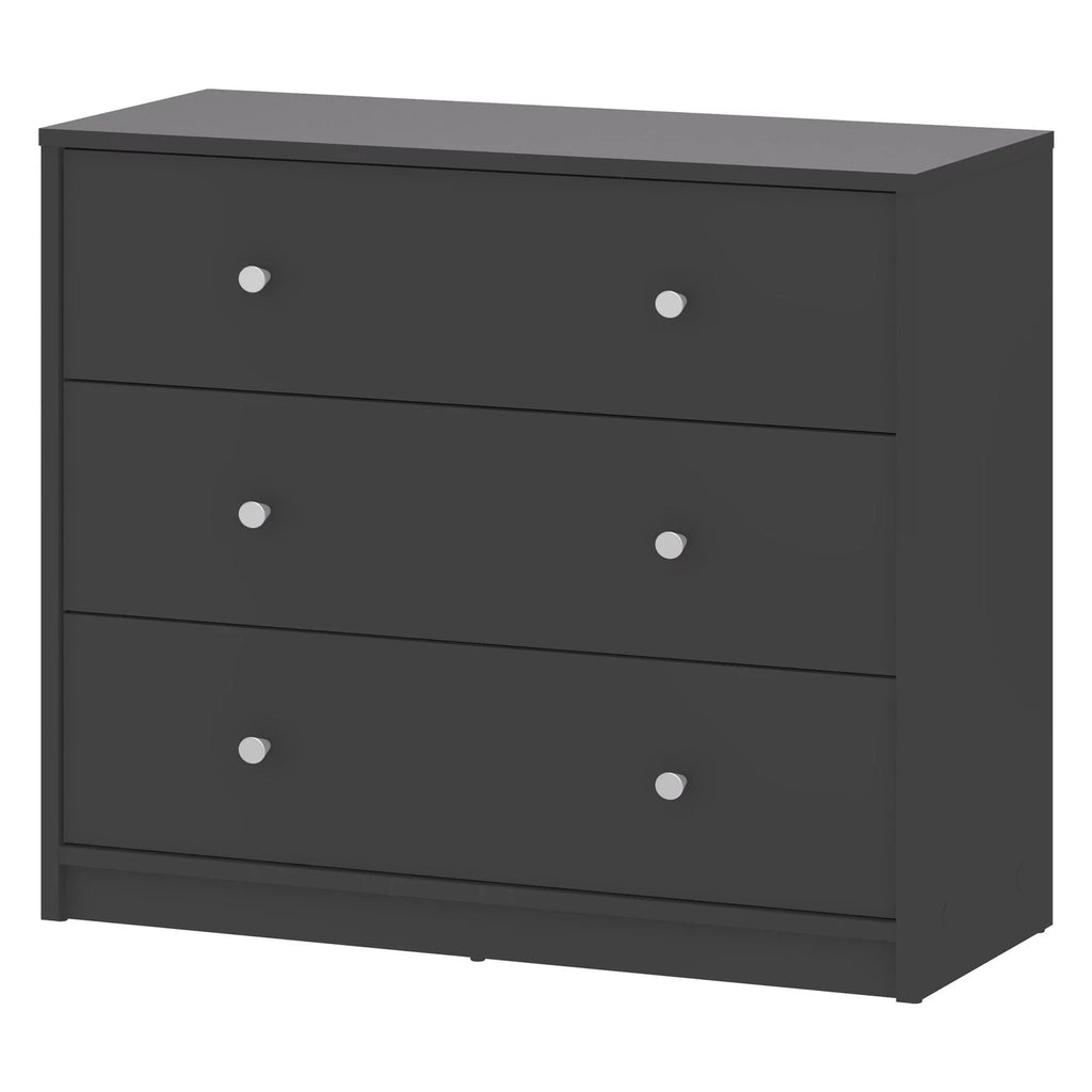 White 3 Drawer Dresser G744477