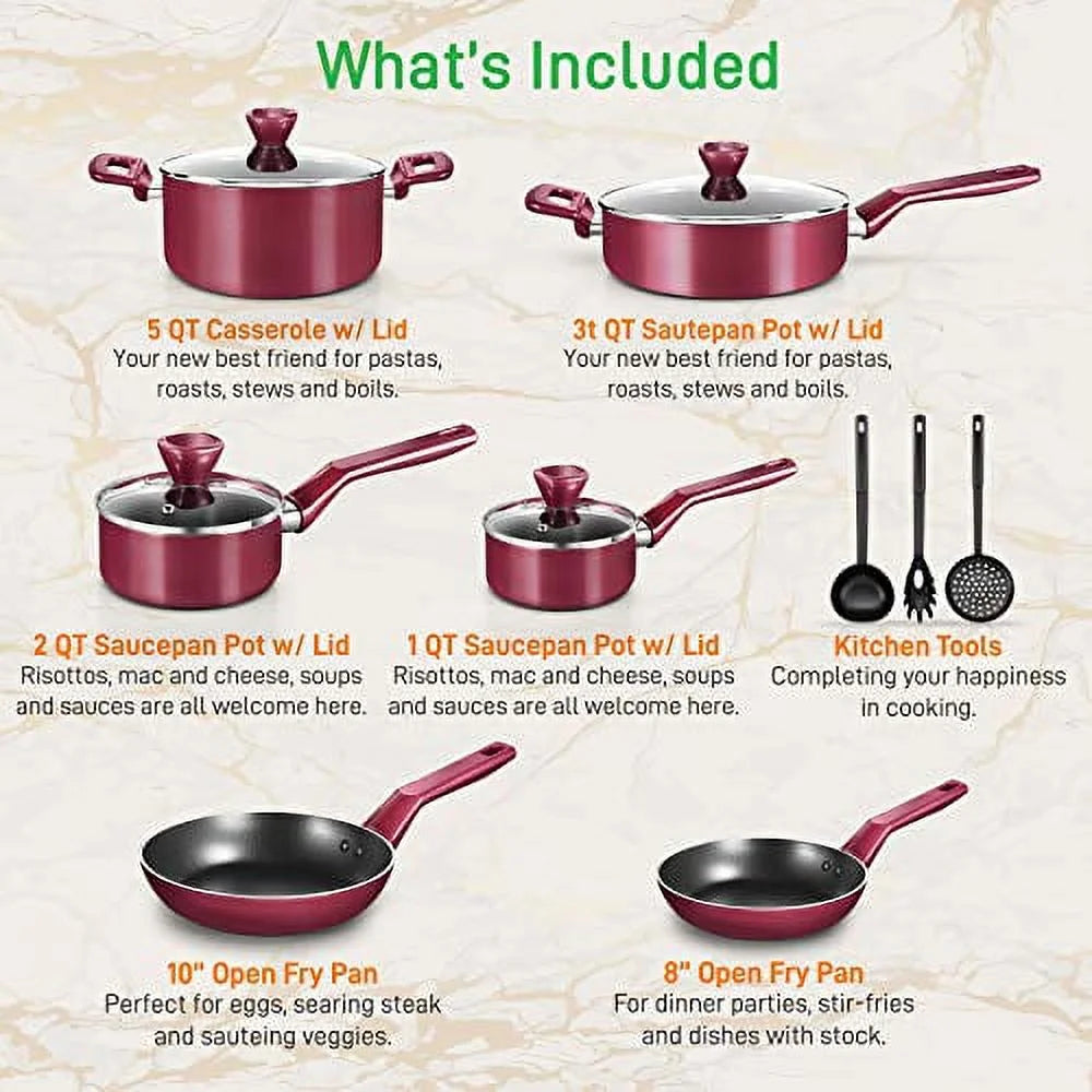 13 Piece Non-Stick Cookware Set F762631