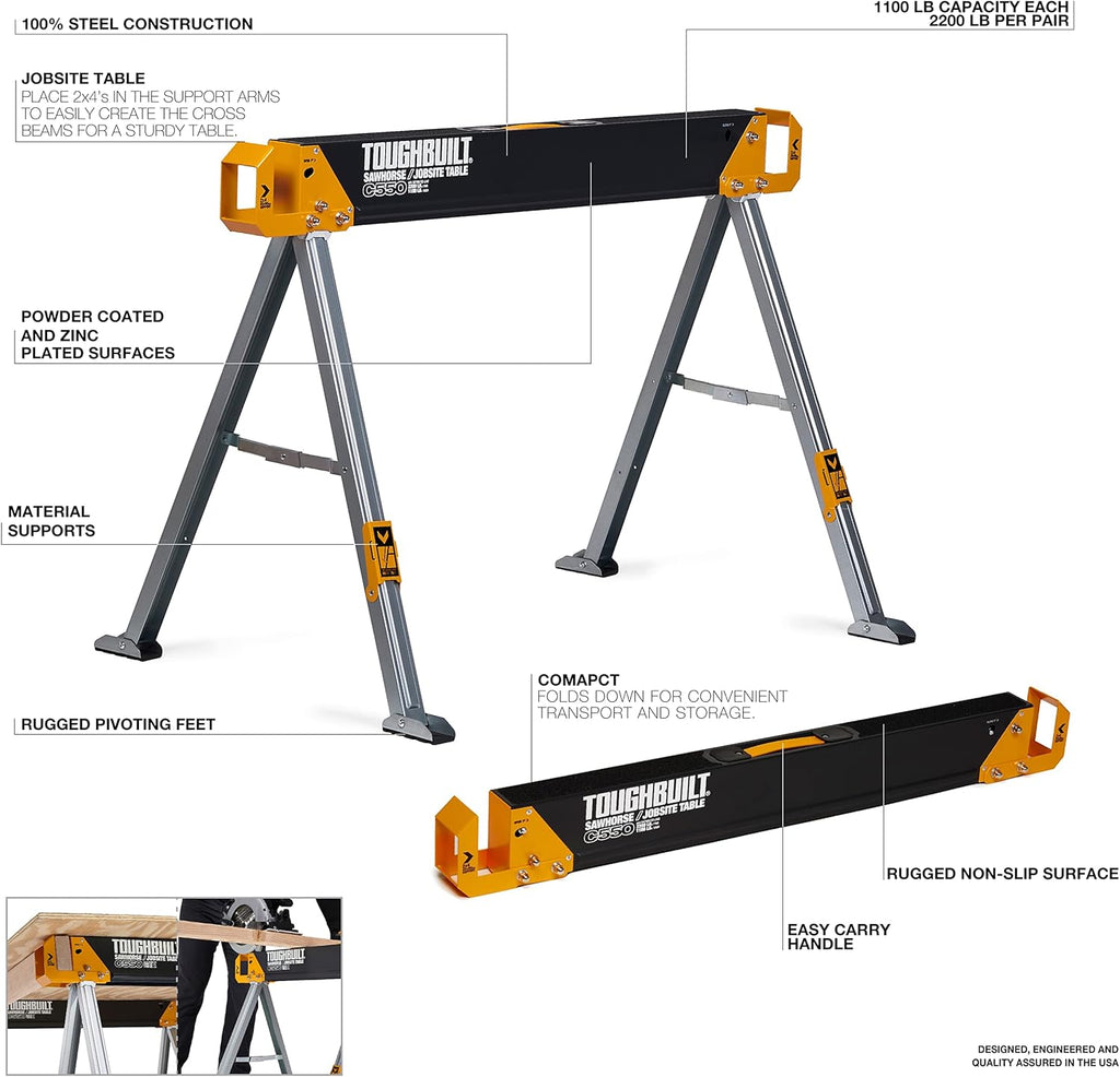 Folding Sawhorse/Jobsite Table V612