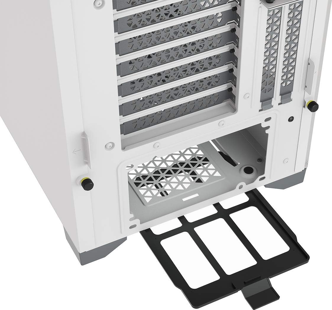 White Mid-Tower ATX PC Case Q8944