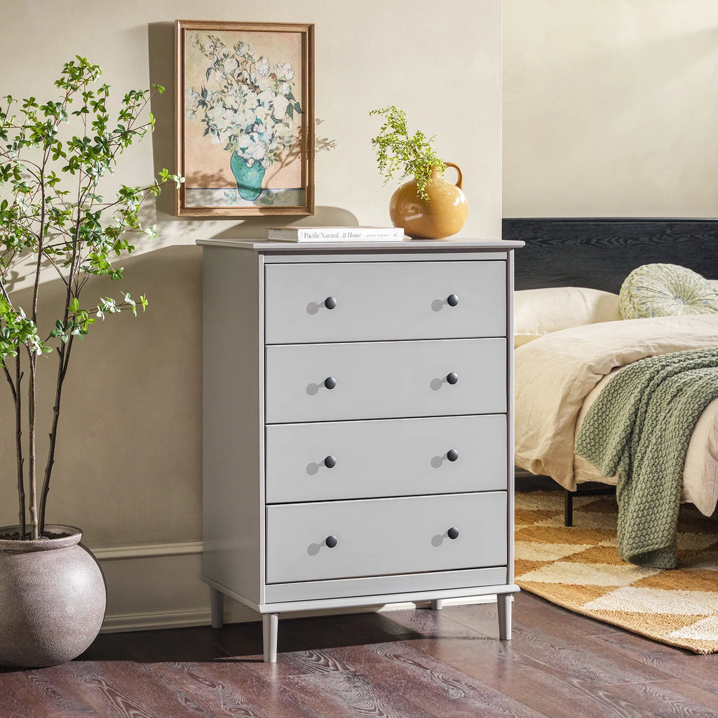 4 Drawer Solid Wood Dresser B88664