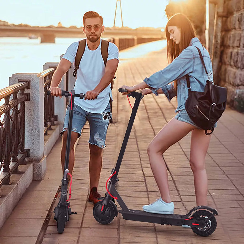 Electric Scooter 8.5 Solid Tires 17 Miles Range 19 MPH H10071