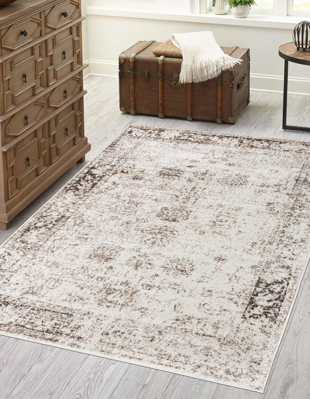 10' x 14' Beige Medium Rug E6571