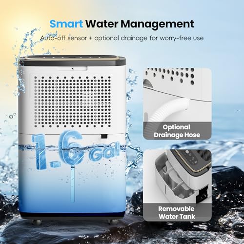 5000 Sq.Ft 50PT Dehumidifier with Hose C5870