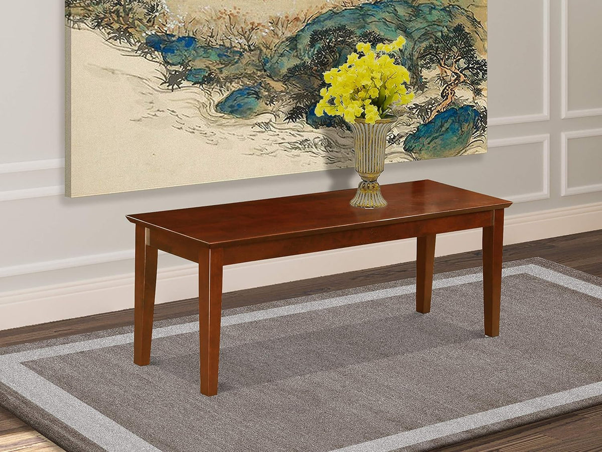 Mahogany Wood Seat Bench Z4355
