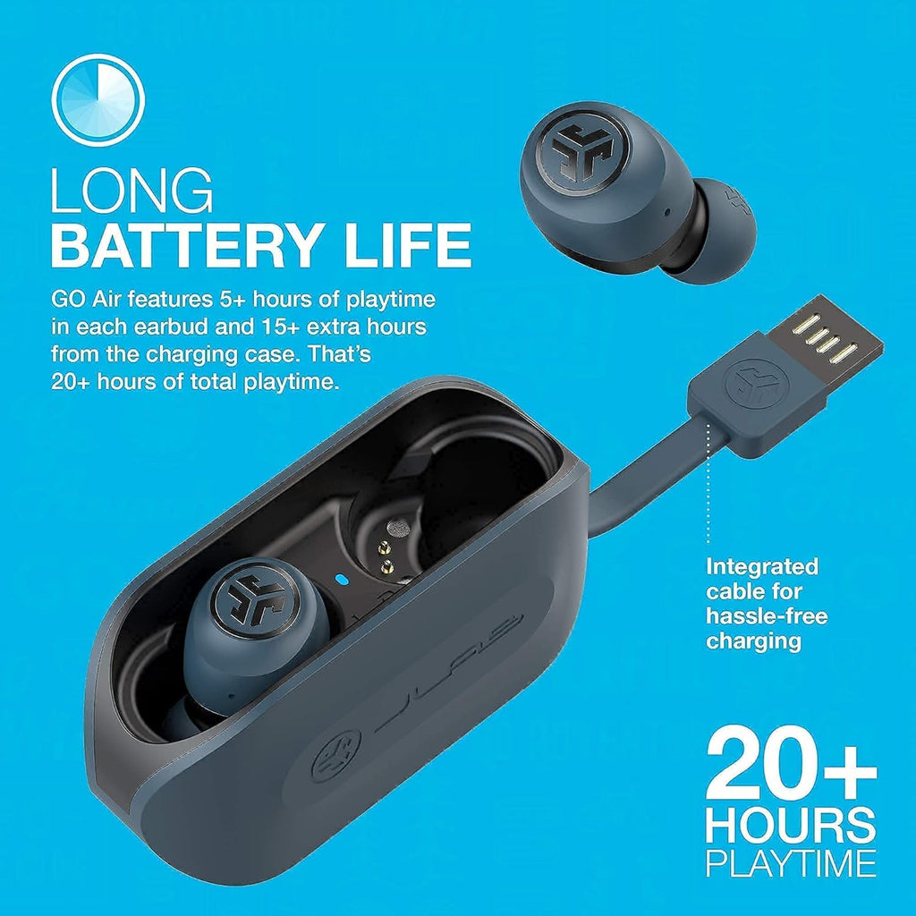 Navy True Wireless Bluetooth Earbuds with Charging Case X926068